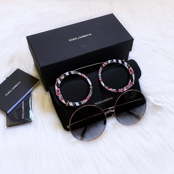 Dolce & Gabbana Oversized Round Sunglasses - Picture 5 of 13